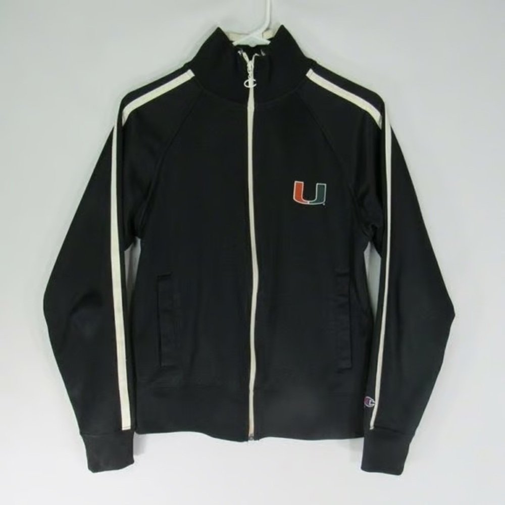 Starter Miami Hurricanes black full zip
Sweater size L